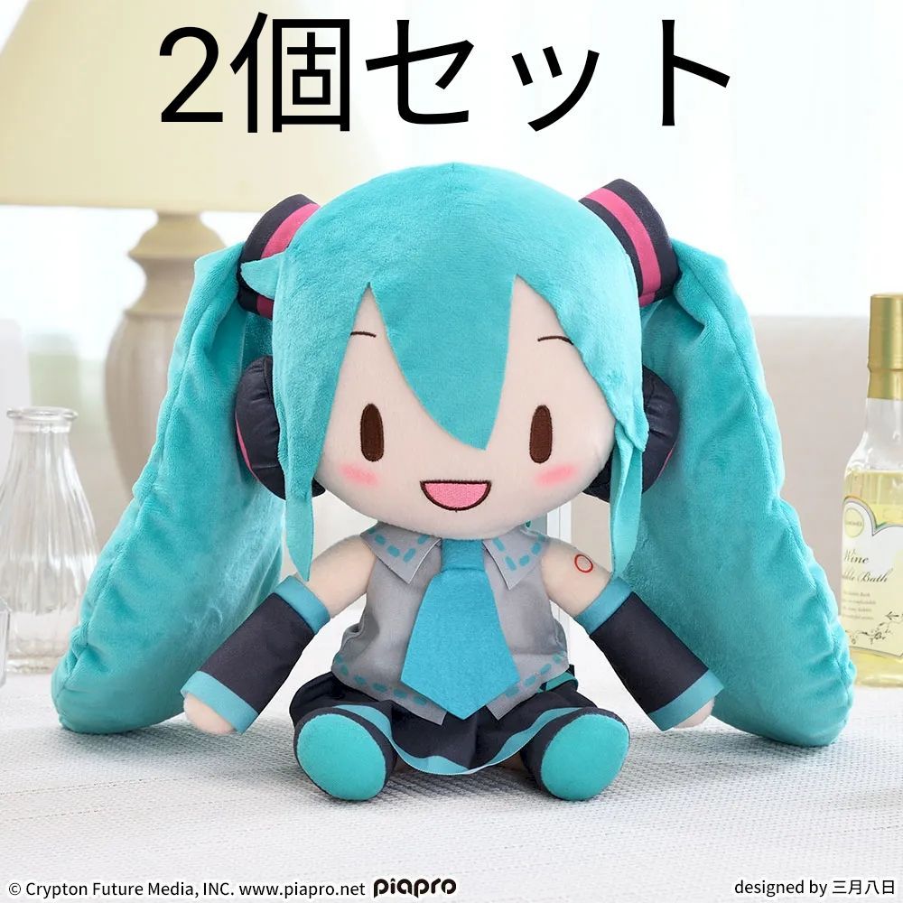 初音ミク ふわぷちLぬいぐるみ 2個セット - メルカリ