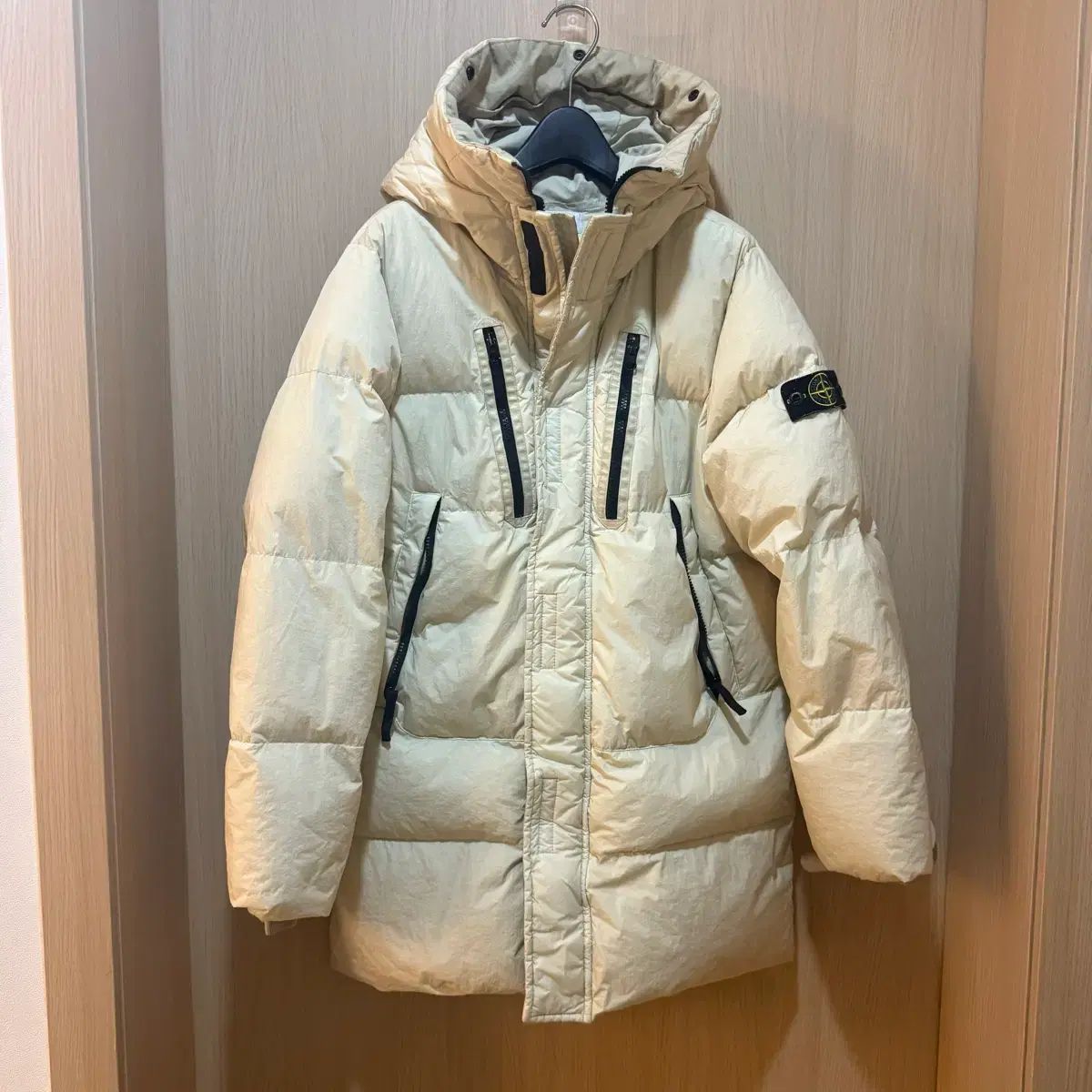 ストーンアイランド キッズ 12 Y ジュニア レディース ダウン アイボリー