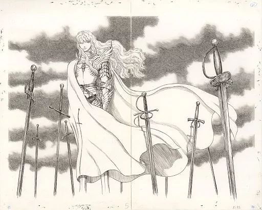 中古】原画イラストボード 大ベルセルク展～三浦建太郎 画業32年の軌跡