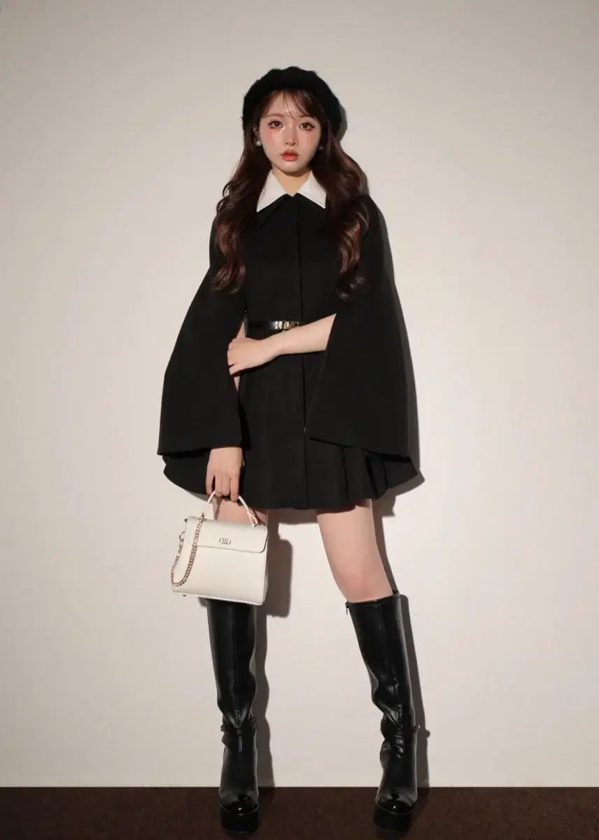 Mmeeme 25 fw ケープコート