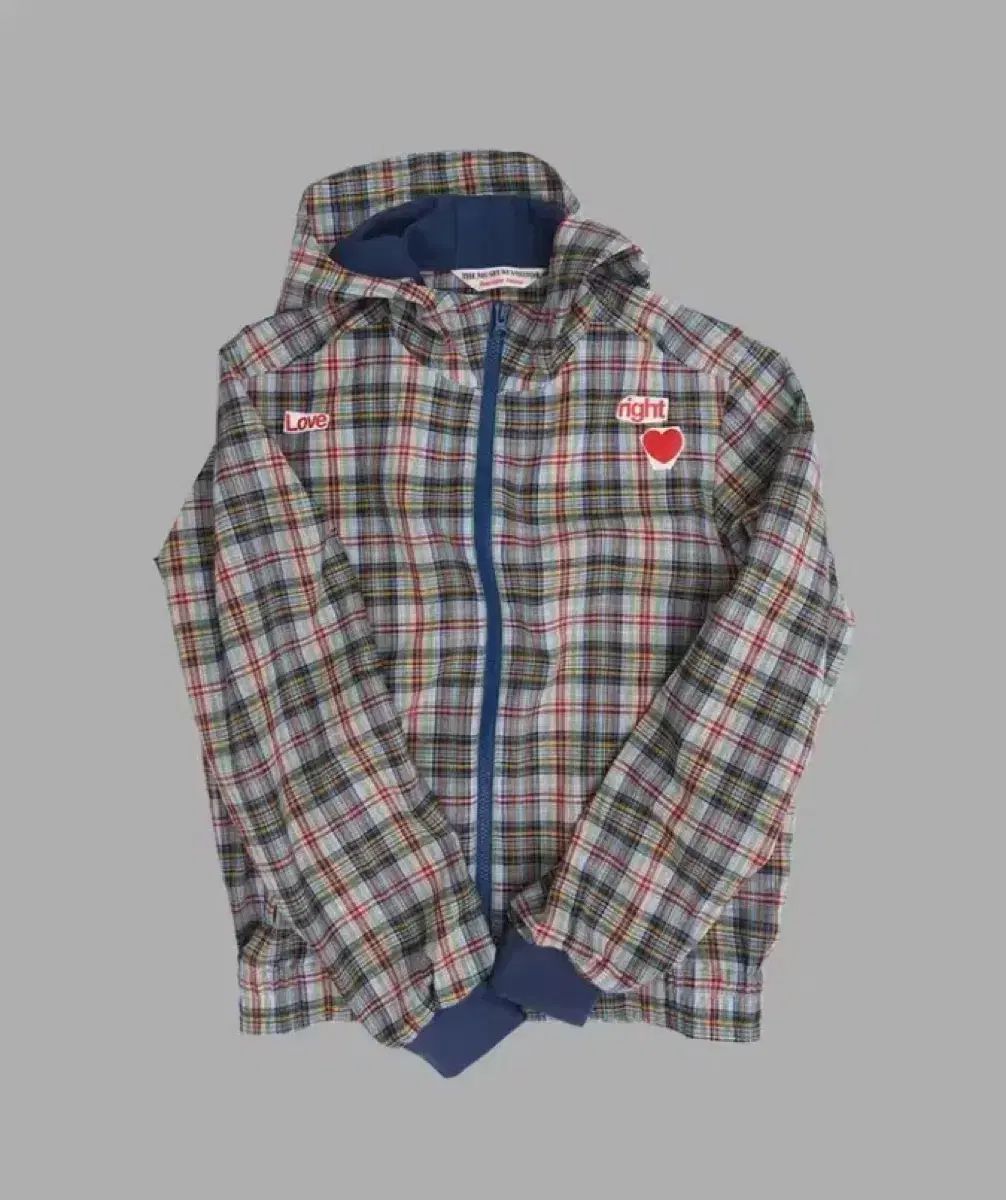 THE MUSEUM VISITOR ザミュージアムビジター LOVE CHECK JACKET - Sサイズ