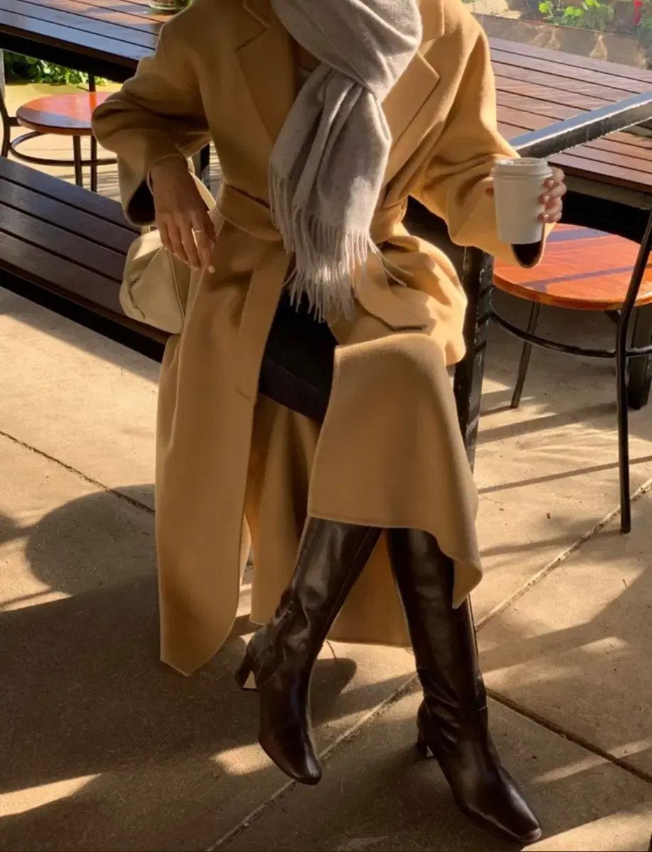 シエ ロエ コート キャメル