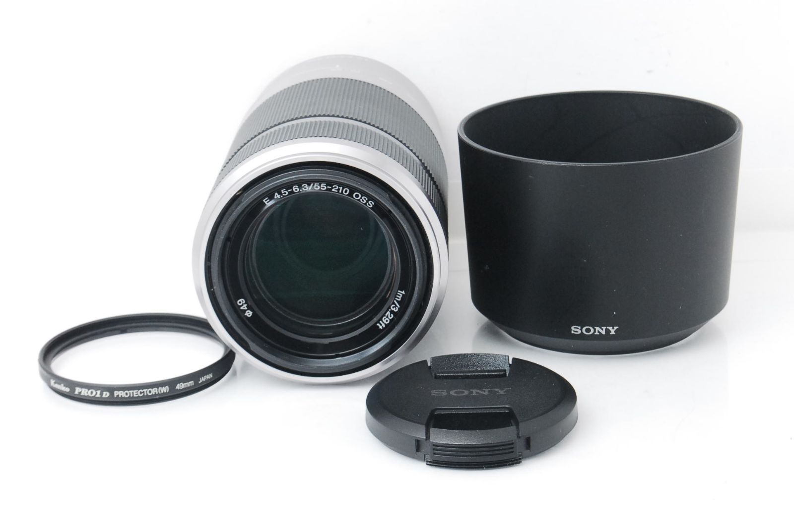 ☆レンズフィルター付き！☆ソニー E 55-210mm OSS シルバー☆ - メルカリ