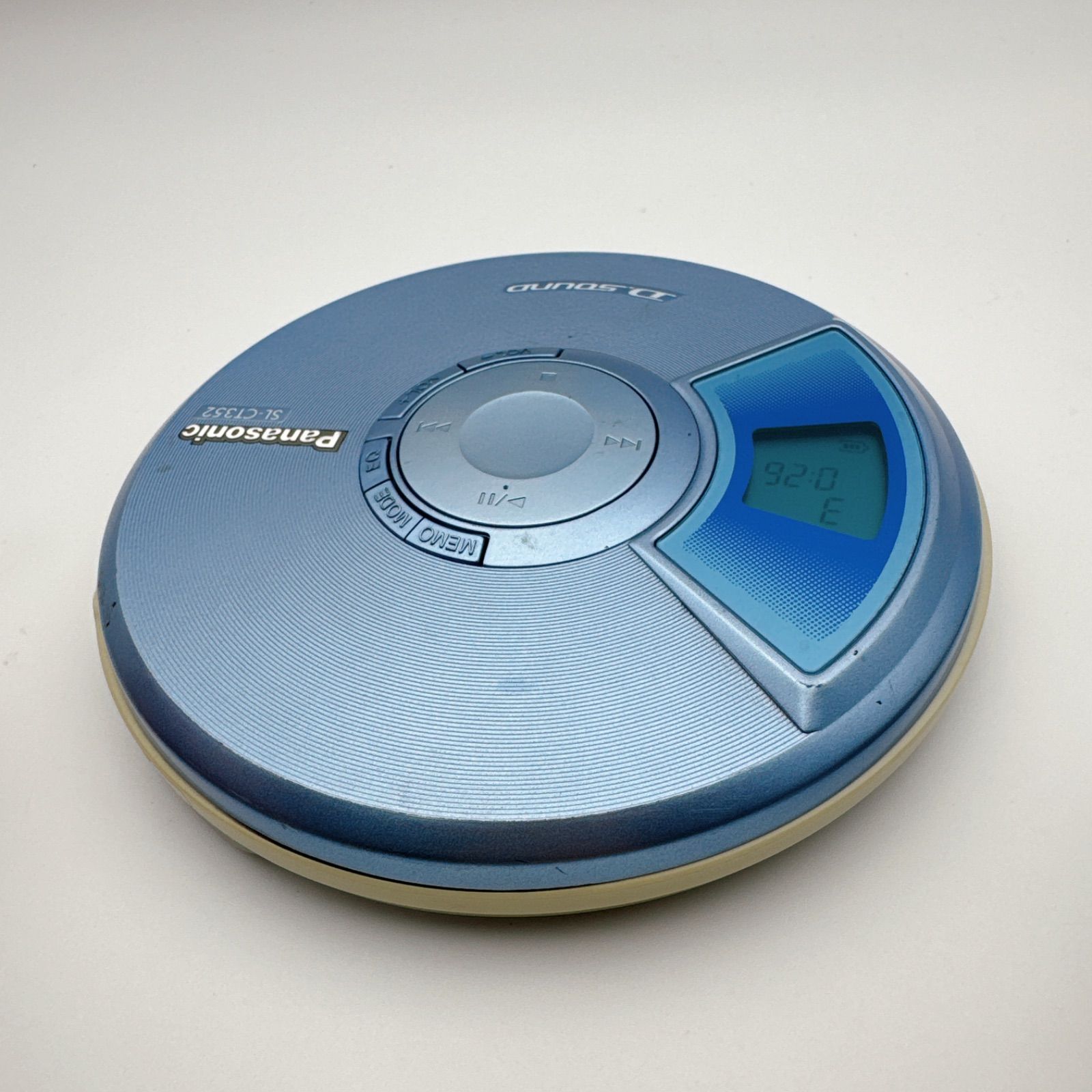 Panasonic ポータブルCDプレーヤー SL-CT352 ブルー 動作確認済み AC