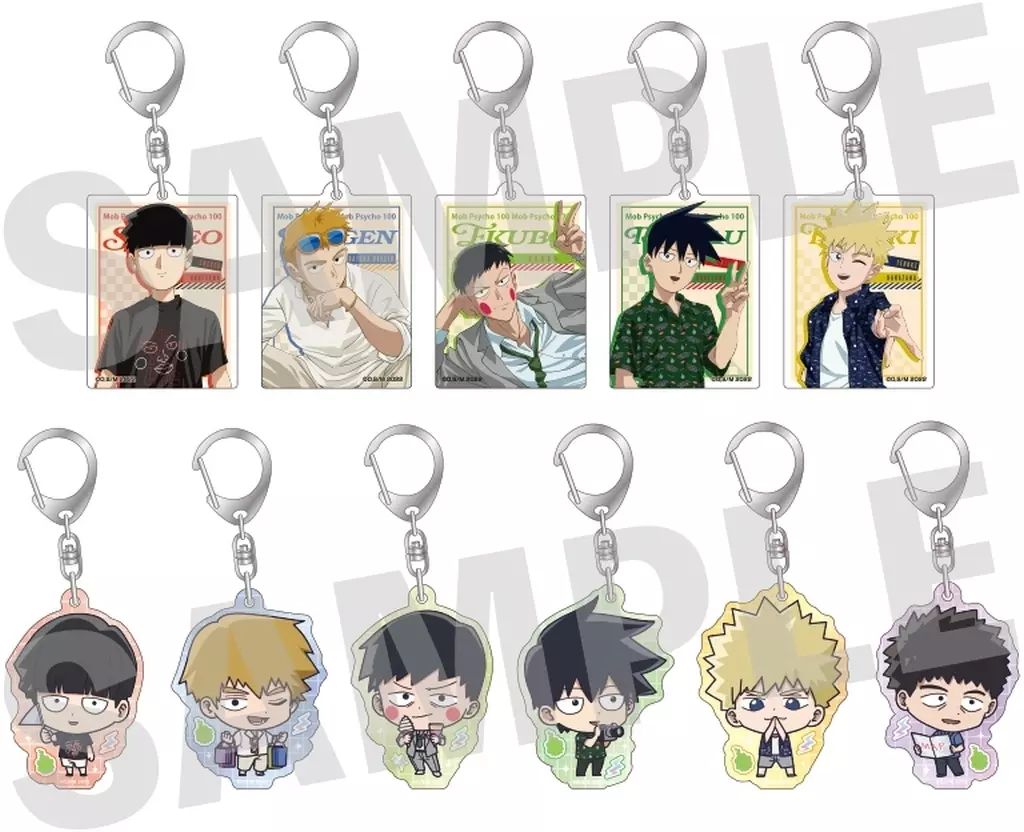 キーホルダー 全11種セット モブサイコ100 III トレーディングアクリルキーホルダー