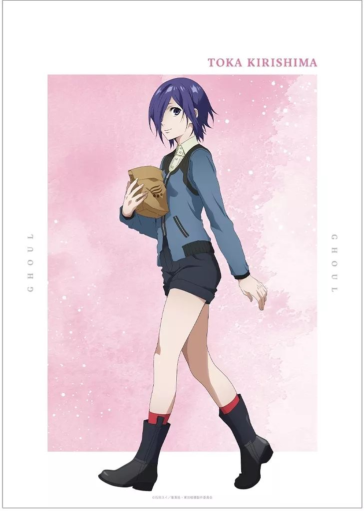 東京喰種 A3 クリアポスター 未開封 金木研 霧嶋董香 霧嶋絢都 鈴屋什造 中古】ポスター A3マット加工ポスター 霧嶋董香 描き下ろし 歩みver