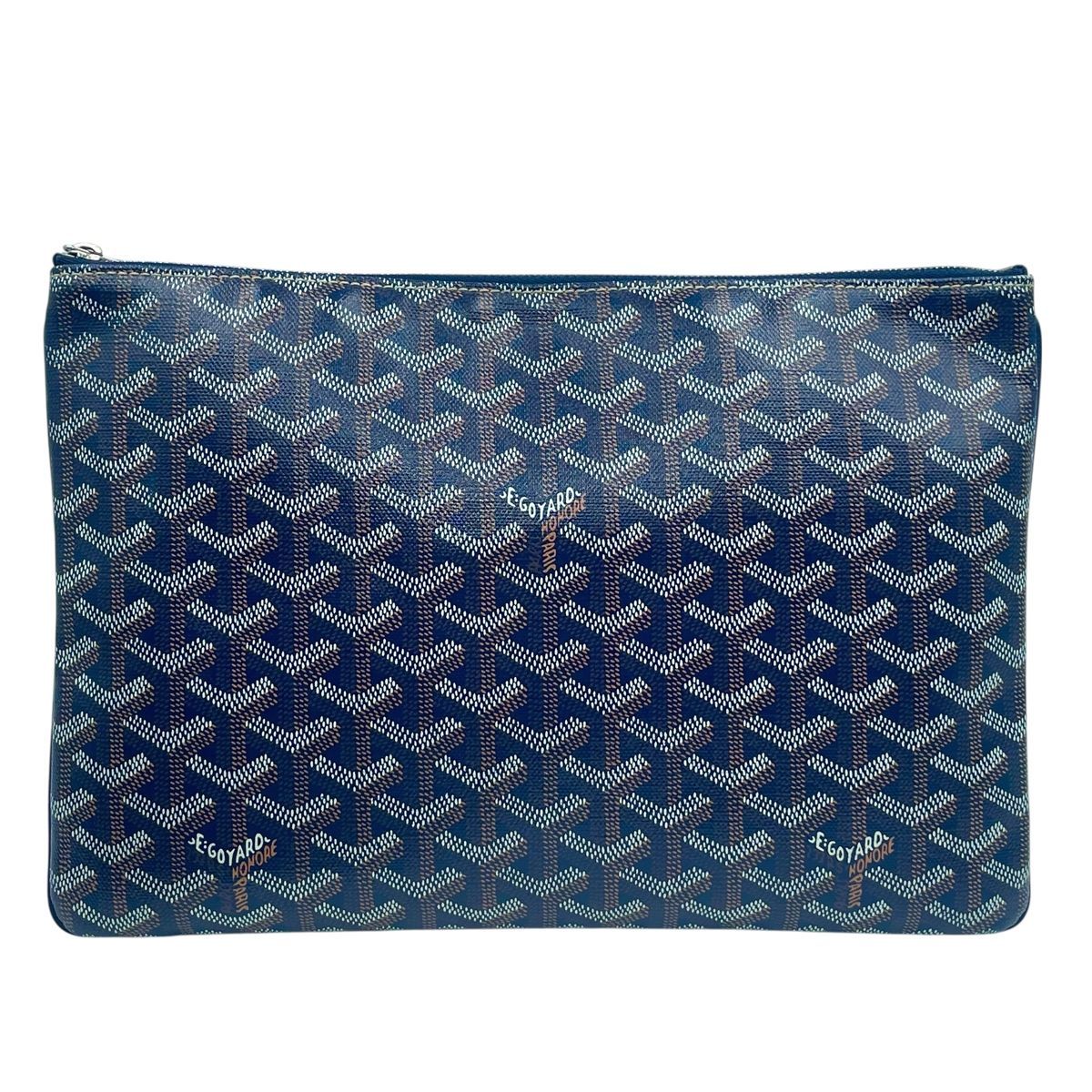 ゴヤール GOYARD サンルイ 付属 ポーチ ネイビー ヘリンボーン ゴヤール GOYARD サンルイ 付属 ポーチ ネイビー ヘリンボーン