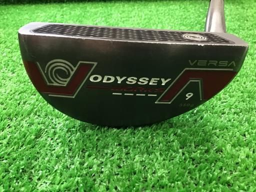 オデッセイ WORKS VERSA 9 レッド 34インチ パター PT スチール フレックスその他 メンズ 男性用 右利き 右用 Cランク ゴルフクラブ