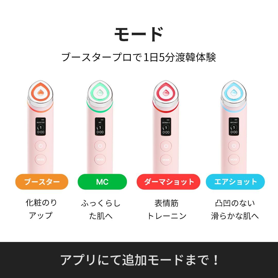 メディキューブ AGE-Rブースタープロ ピンク 1日5分韓国美肌体験 日本