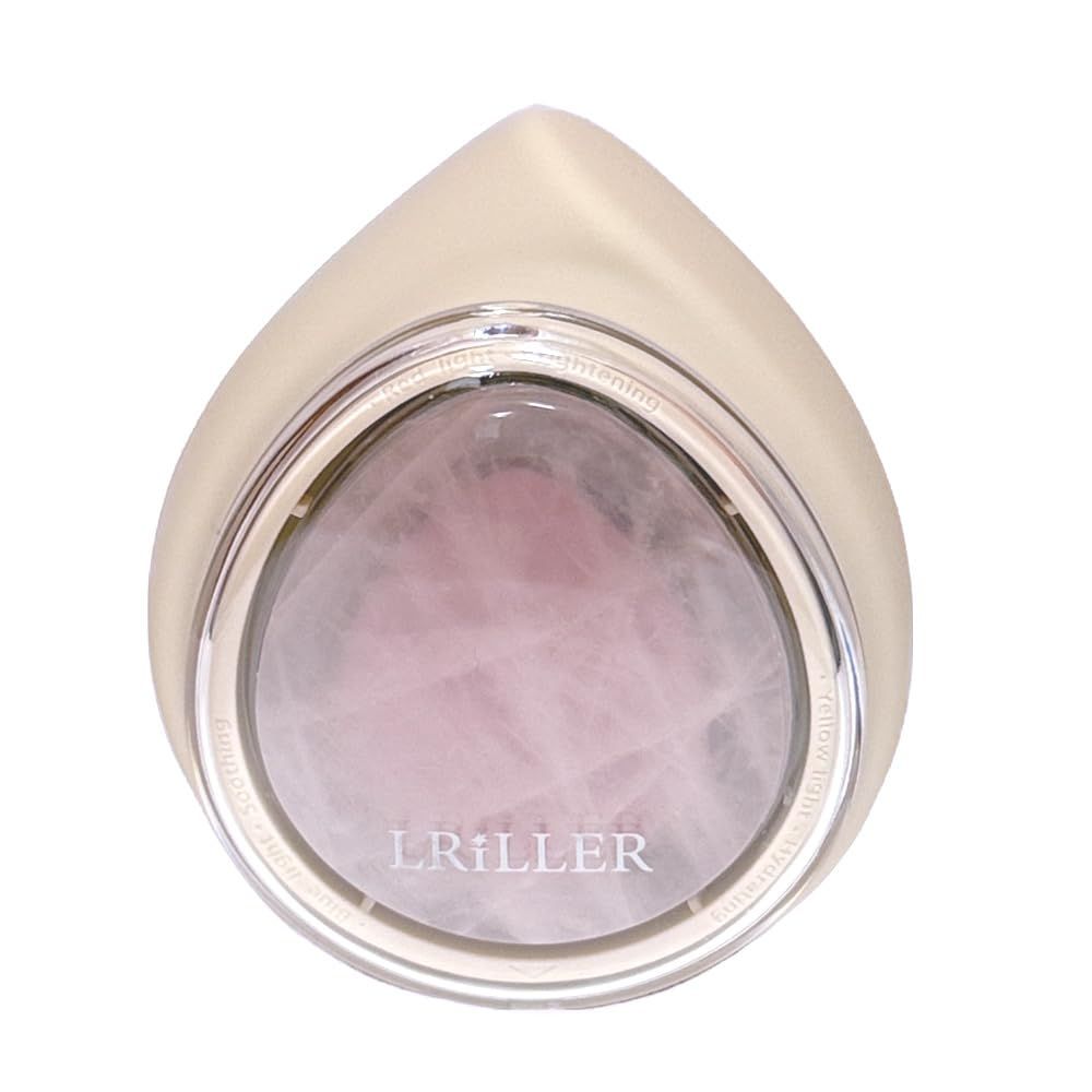 美顔器加熱式翡翠ヘッド LED 光エステ 赤黄青 振動 温熱ケア 毛穴ケア コンパクト 充電式 防水 自宅エステ 旅行 シートマスクの上からOK LRiLLER ルリエ Lucia ルシア