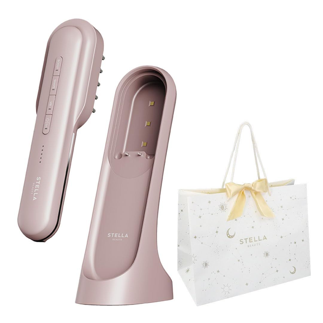 ストア STELLA BEAUTE レーザー - EMSリフトブラシ PRO 2.0 ギフト用バック付き ステラボーテ 電気ブラシ 全身 リフトケア シェイプケア LLLT低出力レーザー EMS RF高周波 テラヘルツ プラズマイオン 美肌 美髪 頭皮ケ