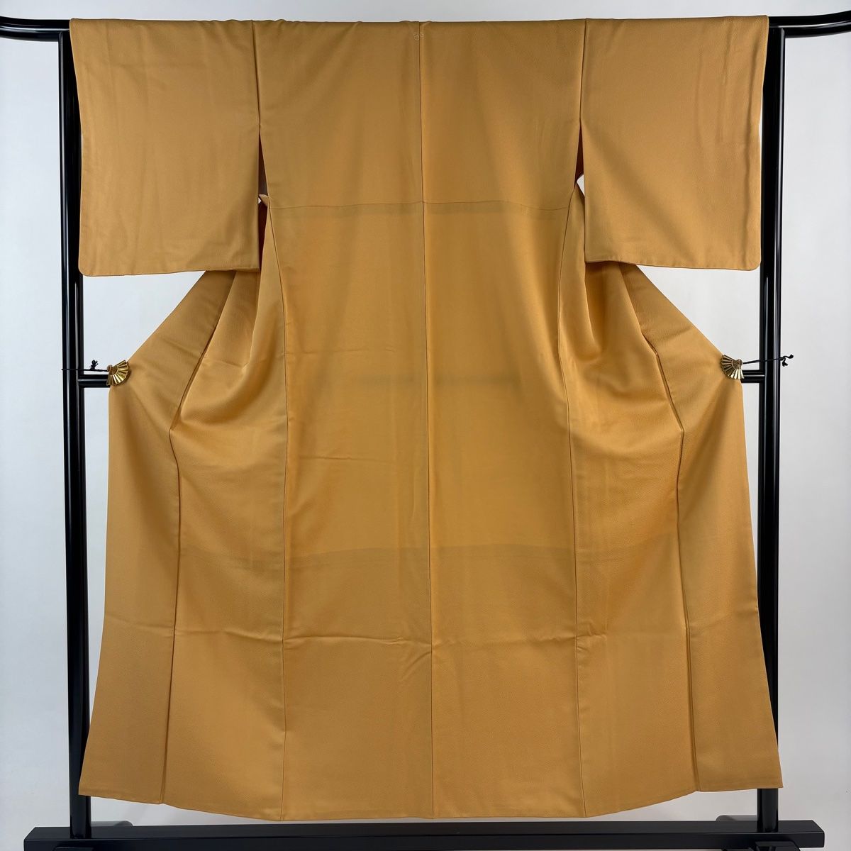色無地 身丈154cm 裄丈64cm M 袷 人間国宝 羽田登喜男 さんび 洗える