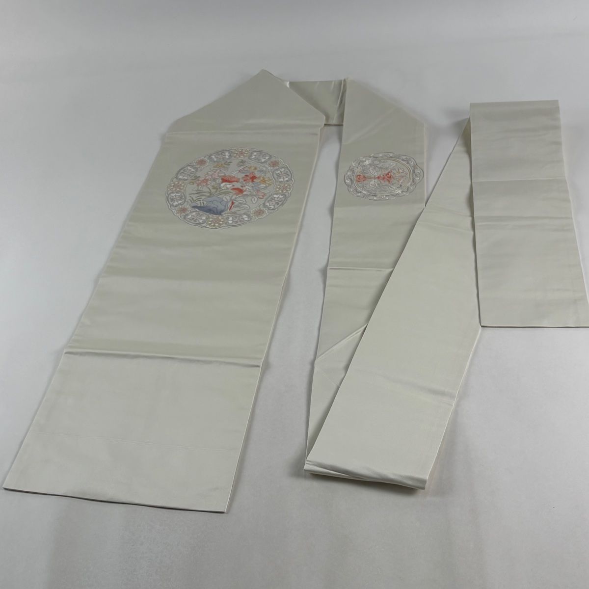 ❤️銀糸使い　白の名古屋帯　三松誂え新品保管✨超美品✨正絹　畳紙付き 楽天市場】【中古】 袋帯 フォーマル リサイクル 正絹 手刺繍 金糸