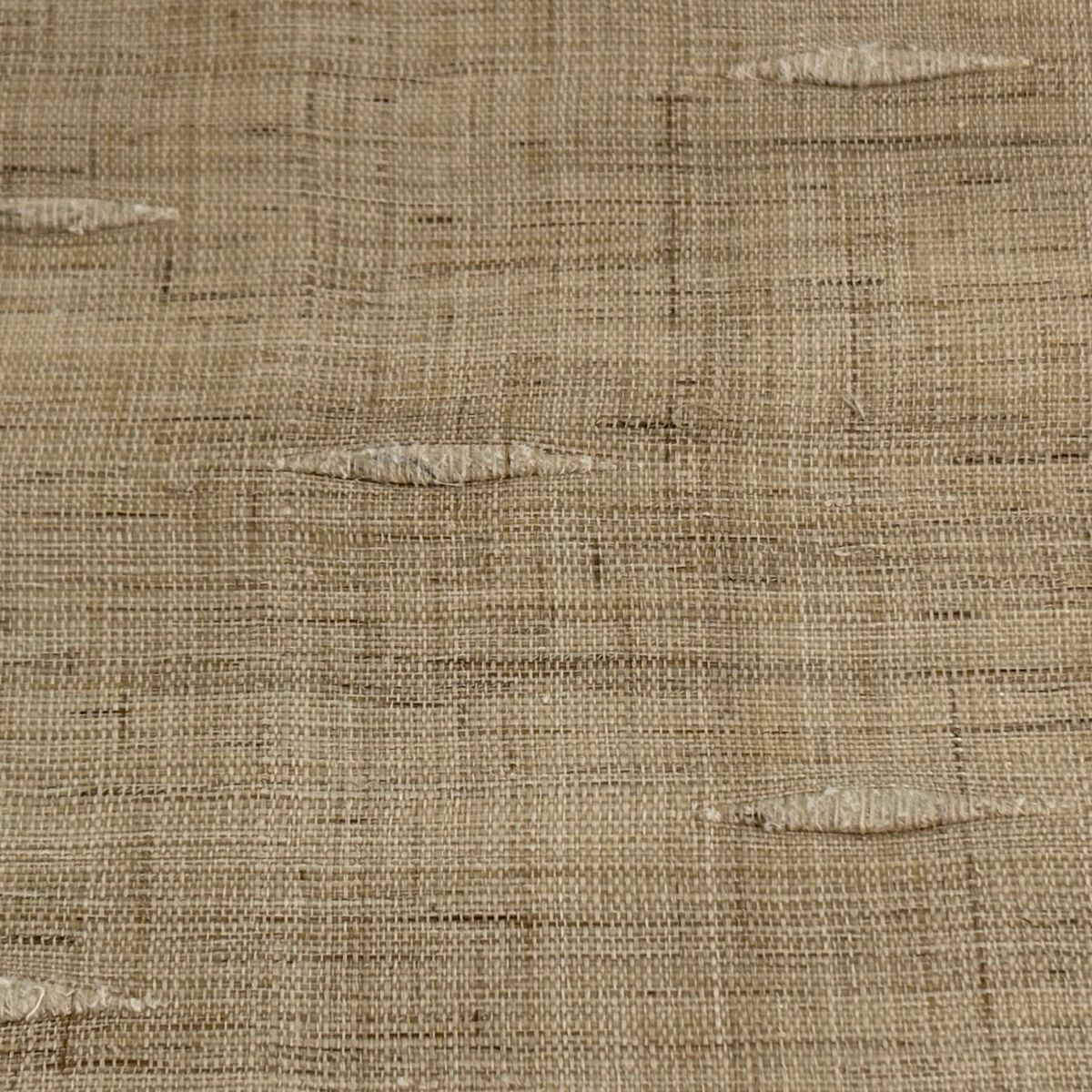 袋名古屋帯 幾何学模様 ベージュ 正絹