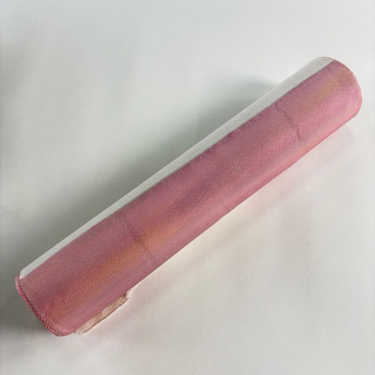 反物 秀品 小紋 霞ぼかし ピンク 正絹