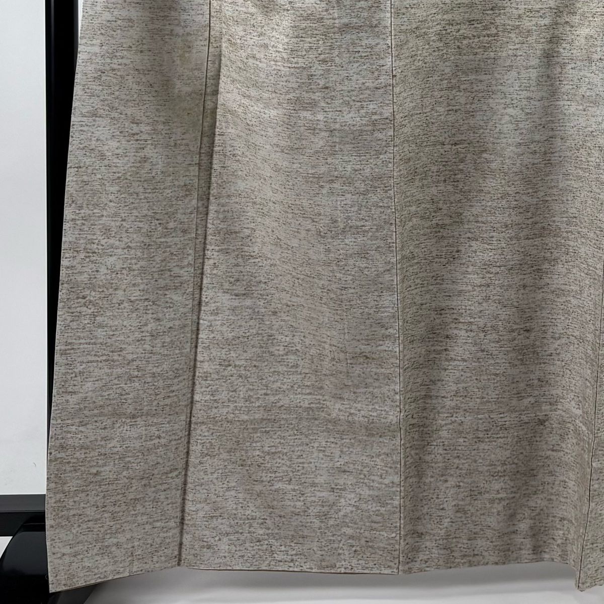 紬 身丈166 cm 裄丈69 L 袷 ぜんまい綿織紬 灰茶 正絹