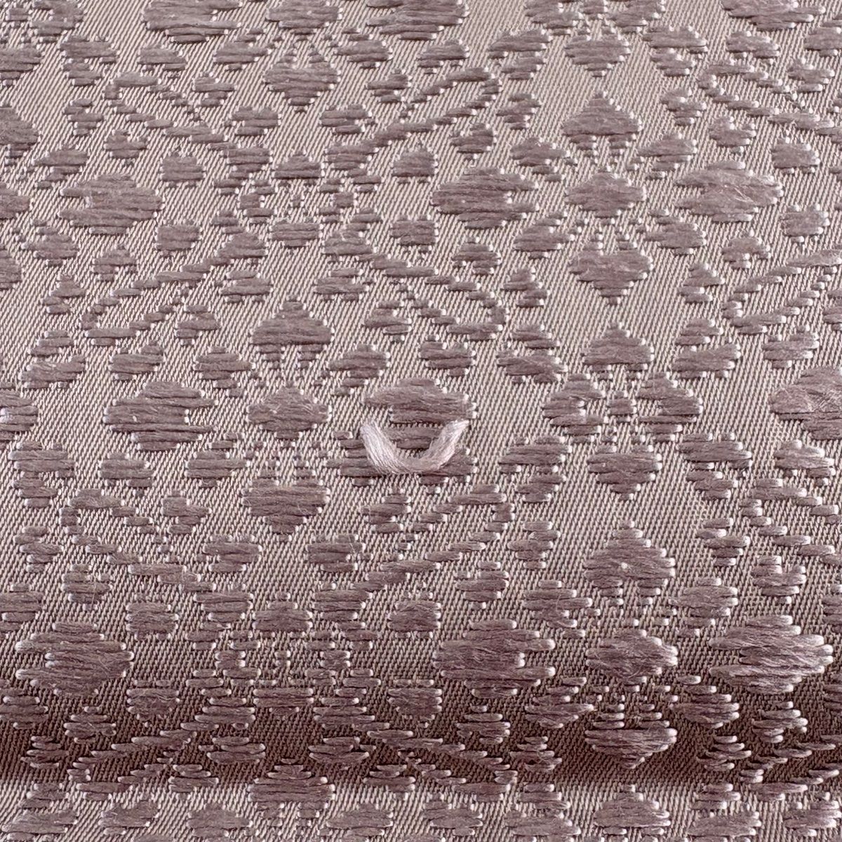 袋帯 逸品 山口美術織物 落款 関西仕立て 葡萄鏡文 浮線綾文 金糸 刺繍