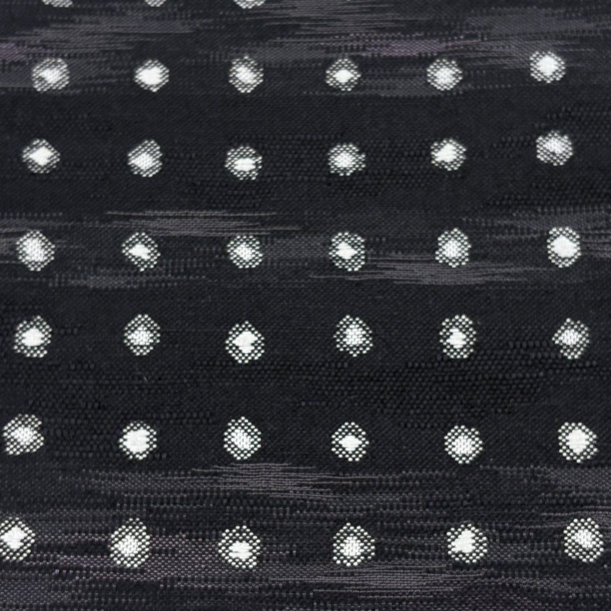 名古屋帯 秀品 霞 ドット柄 墨色 正絹