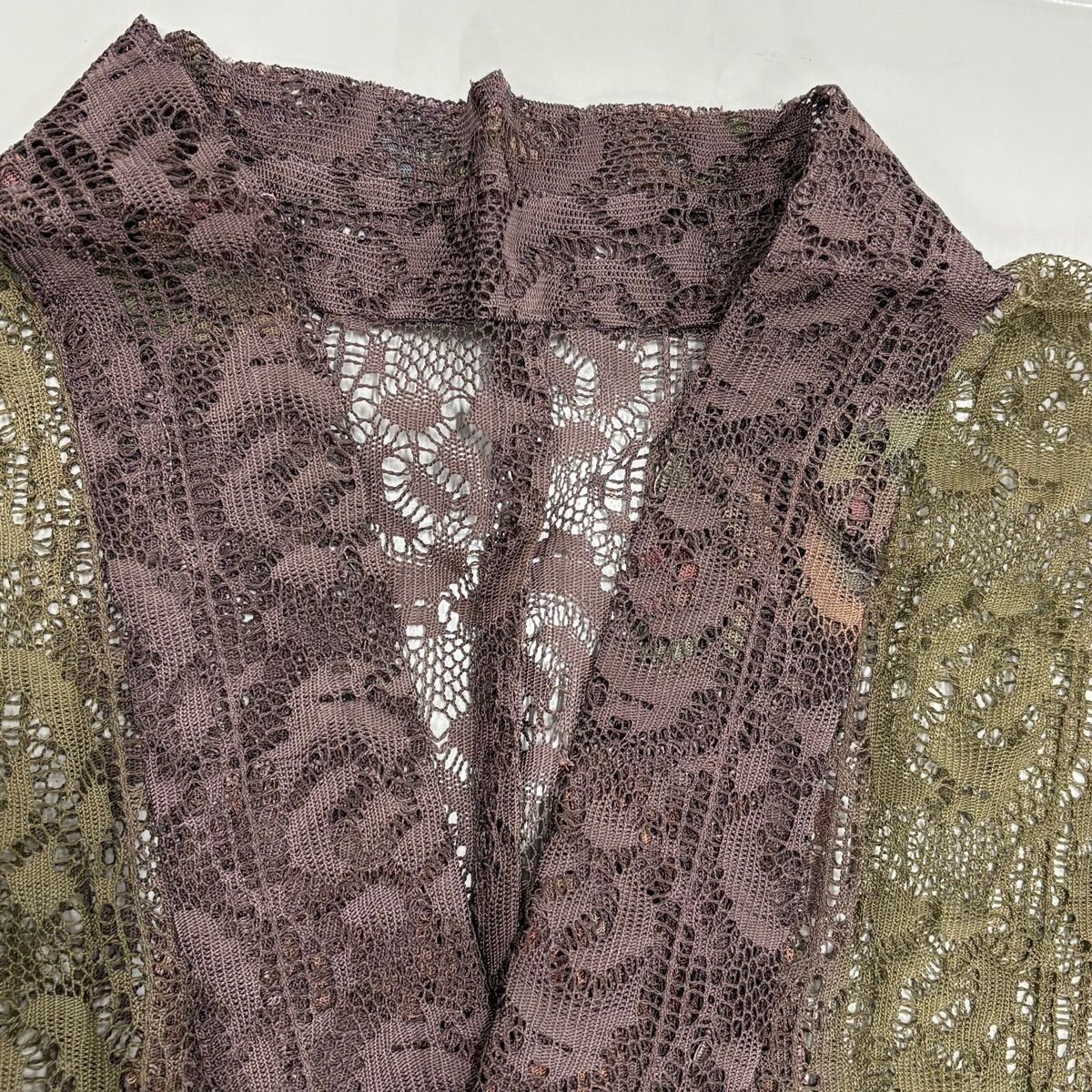  道中着 身丈94 5 cm 裄丈66 M 和装コート 着物衿 花 縞 赤紫 正絹 秀品 羽織 着物 浴衣