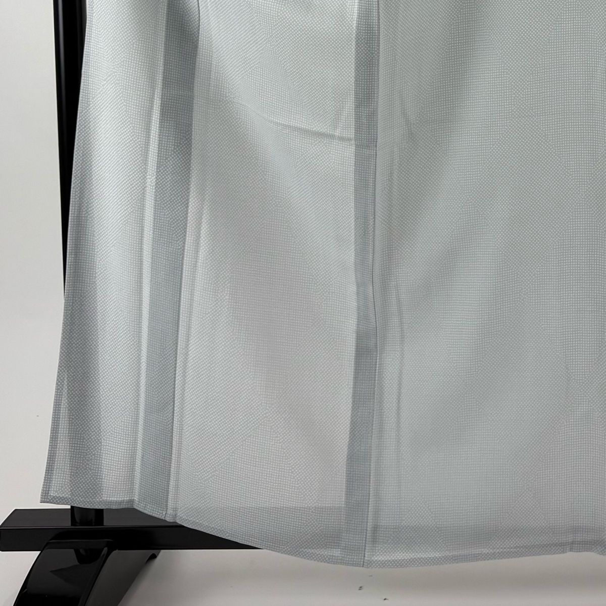 小紋 身丈160 cm 裄丈67 5 L 薄物 菱 ドット柄 水色 正絹 秀品