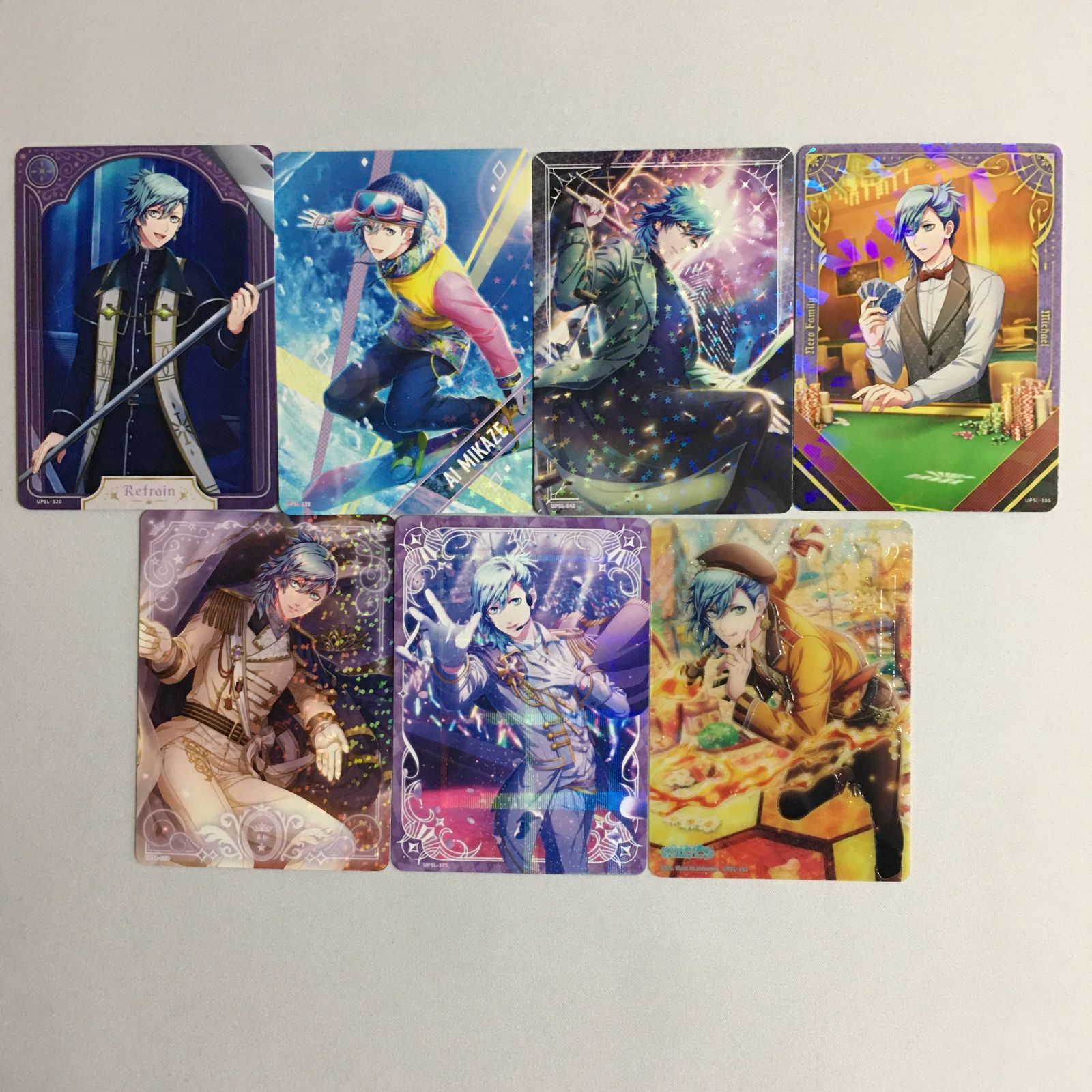 うたプリ 美風 藍 N,R7種セット ビジュアルコレクションカード セット