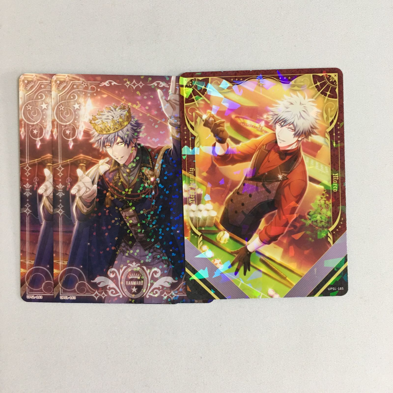 うたプリ R 黒崎蘭丸 ビジュアルコレクションカード セット 裏面「直筆