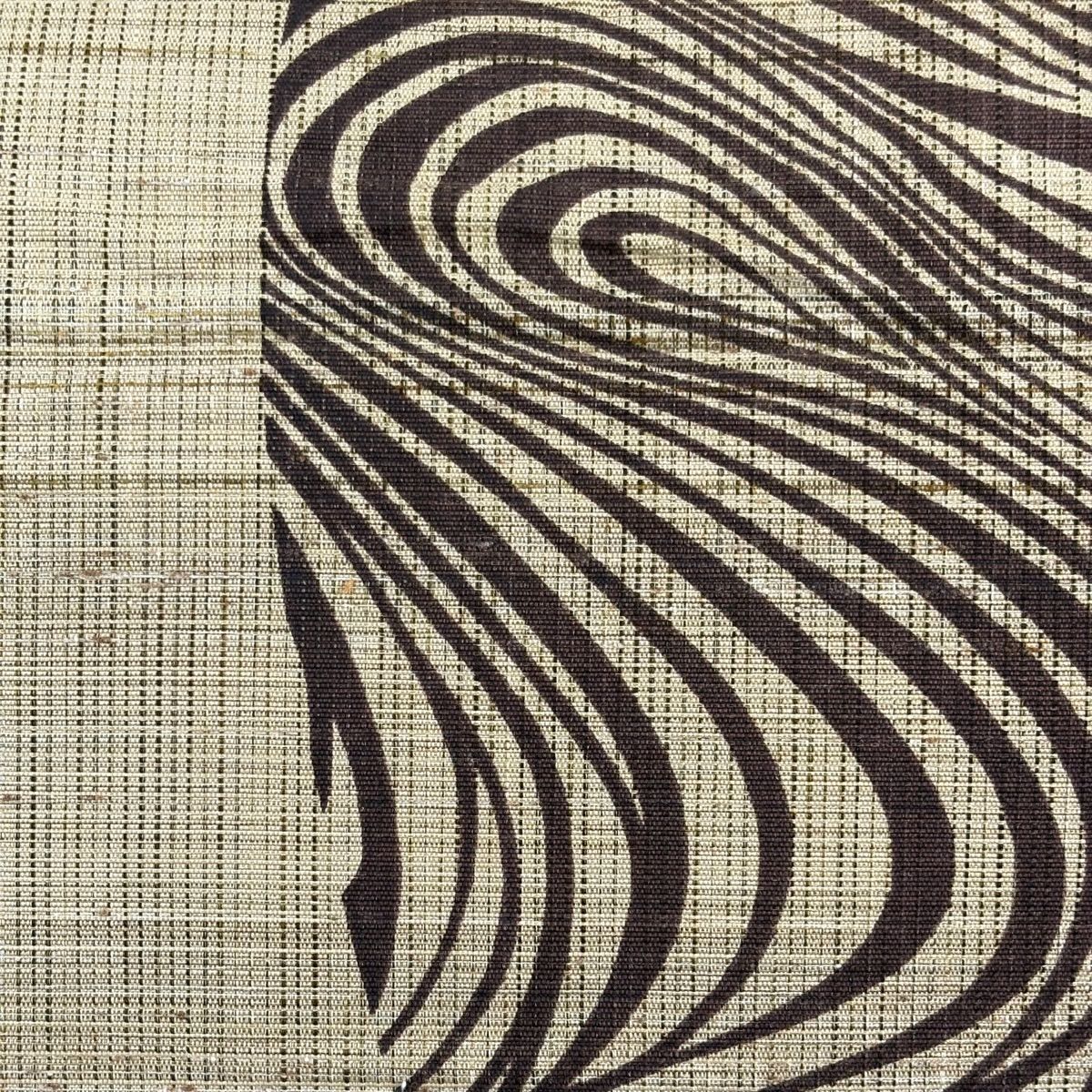 袋帯 名品 流水 金通し 柿渋染 ベージュ 全通 正絹 【中古】 - メルカリ