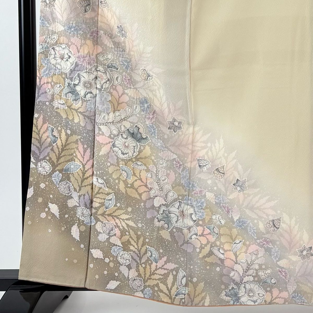 美品】 訪問着 身丈164cm 裄丈64cm M 袷 翠山工房 やまと 落款 辻が花