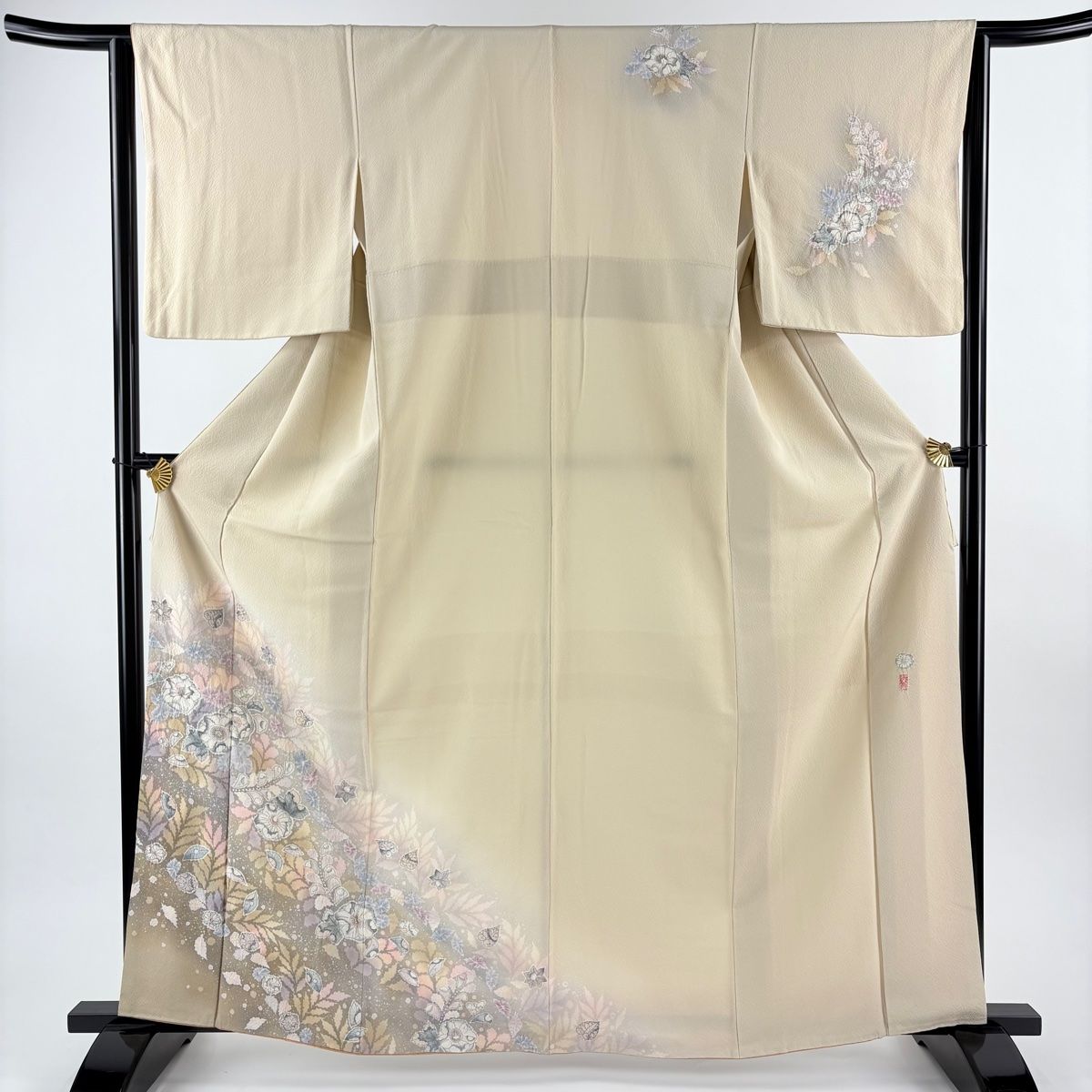 t*5様 翠山工房　やまと扱い 辻が花　訪問着　フルセット　美品　身丈171 裄 美品 訪問着 身丈163.5cm 裄丈66.5cm M 袷 翠山工房 落款あり 辻が花