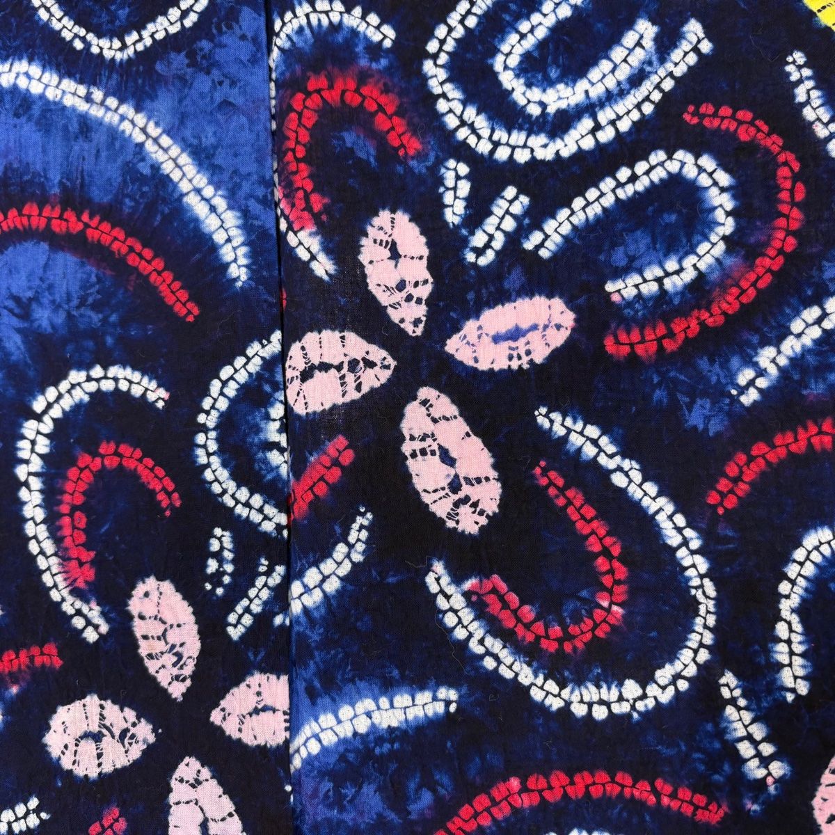  浴衣 身丈155 cm 裄丈64 5 M 絞り浴衣 花 青 綿 浴衣単品 浴衣