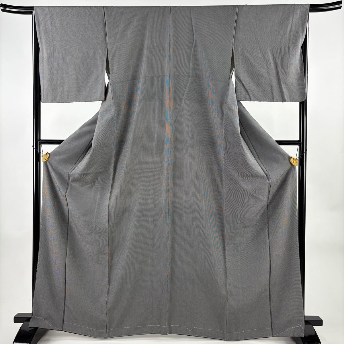 江戸小紋 身丈167 cm 裄丈66.5 M 袷 万筋 黒 正絹