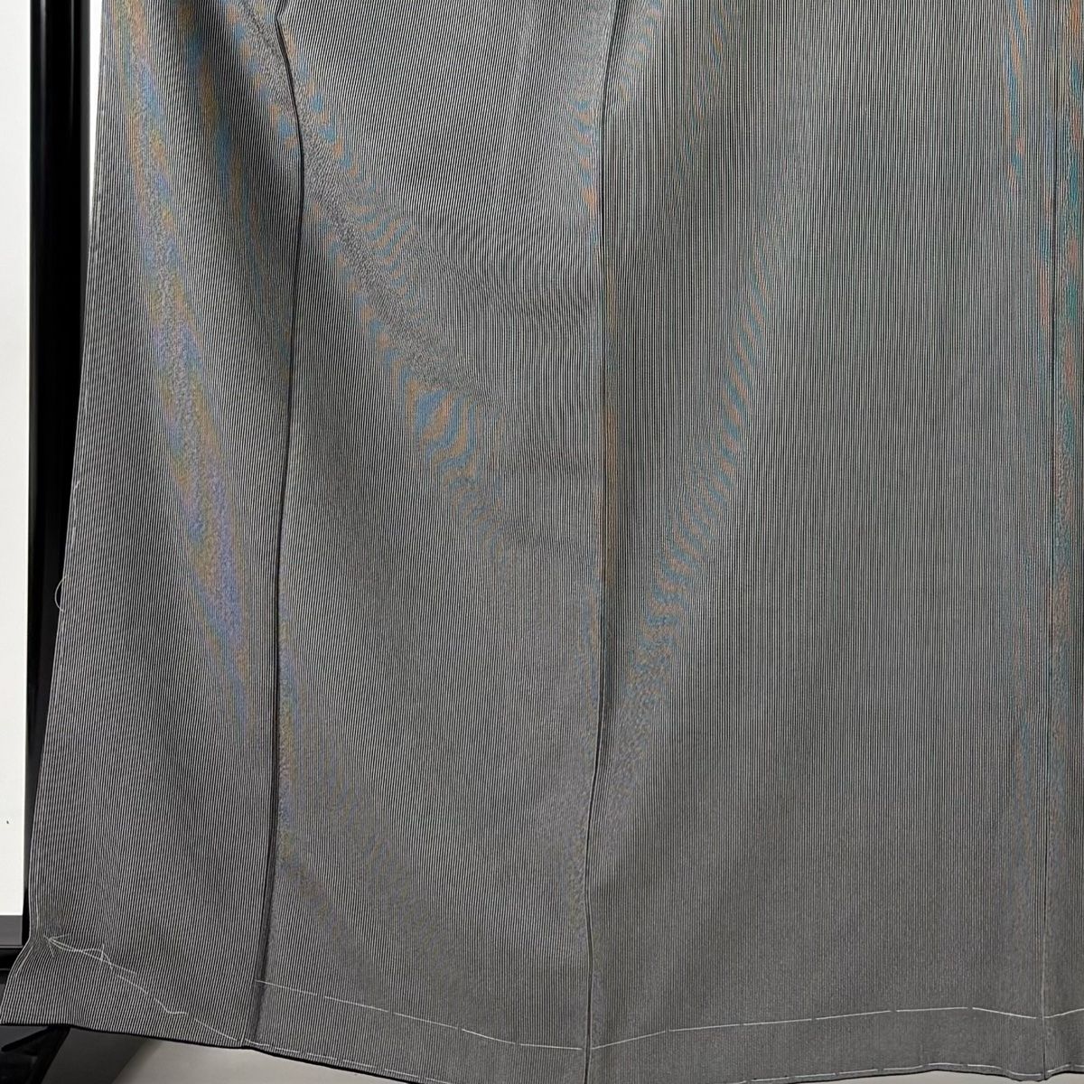 江戸小紋 身丈167 cm 裄丈66.5 M 袷 万筋 黒 正絹