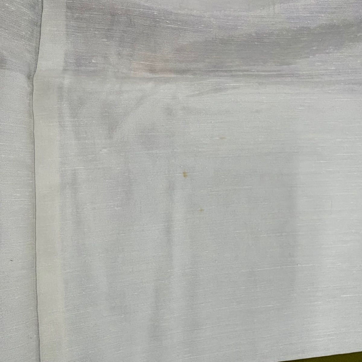  小紋 身丈154 5 cm 裄丈65 M 袷 幾何学 絞り 抹茶色 正絹 小紋 着物