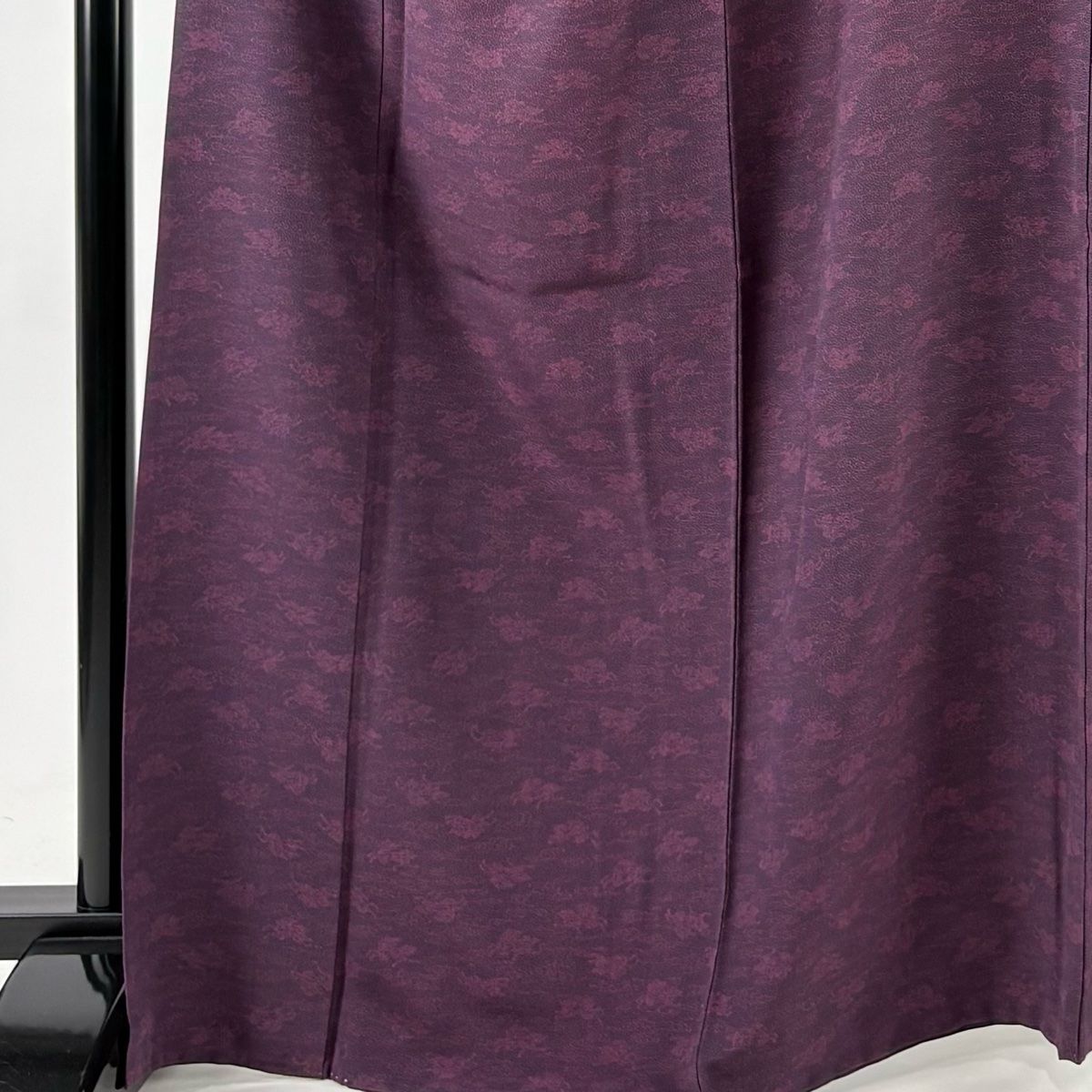 江戸小紋 身丈167.5cm 裄丈65cm M 袷 人間国宝 中村勇二郎 落款 麒麟