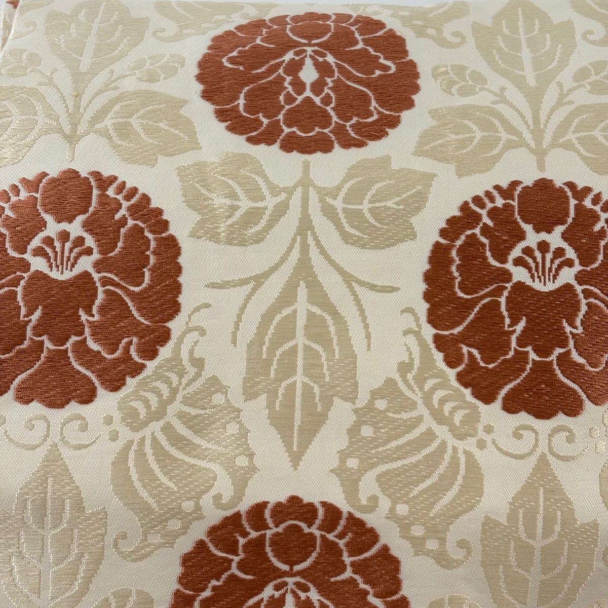 名古屋帯 喜多川平朗 草花 ベージュ 正絹