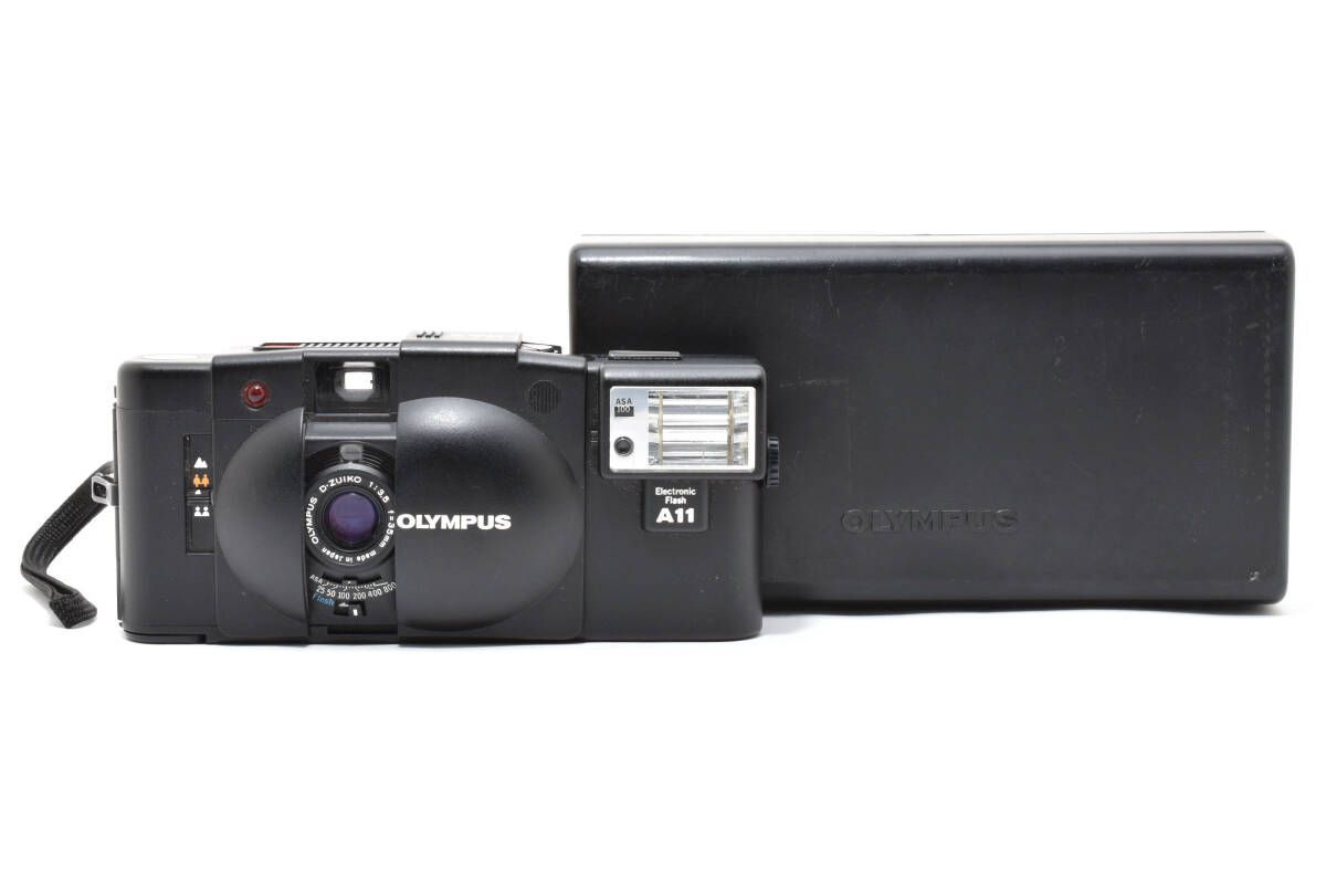 OLYMPUS XA2 A11 動作確認済　フィルムカメラ　ケース付　オリンパス ☆訳あり大特価☆ OLYMPUS オリンパス XA2 A11 ケース付き フィルム