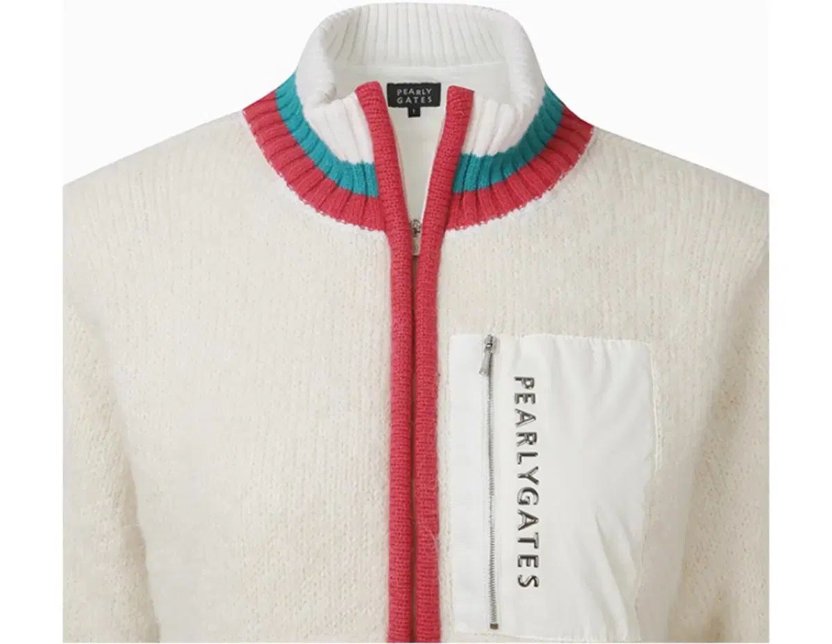 PEARLY GATES レディース 7分袖 ウール 防風ニット ジップアップ 2 (55