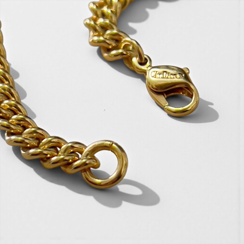 Christian Dior ドイツ製　ヴィンテージ ブレスレット Christian Dior ドイツ製 ヴィンテージ ブレスレット ゴールド