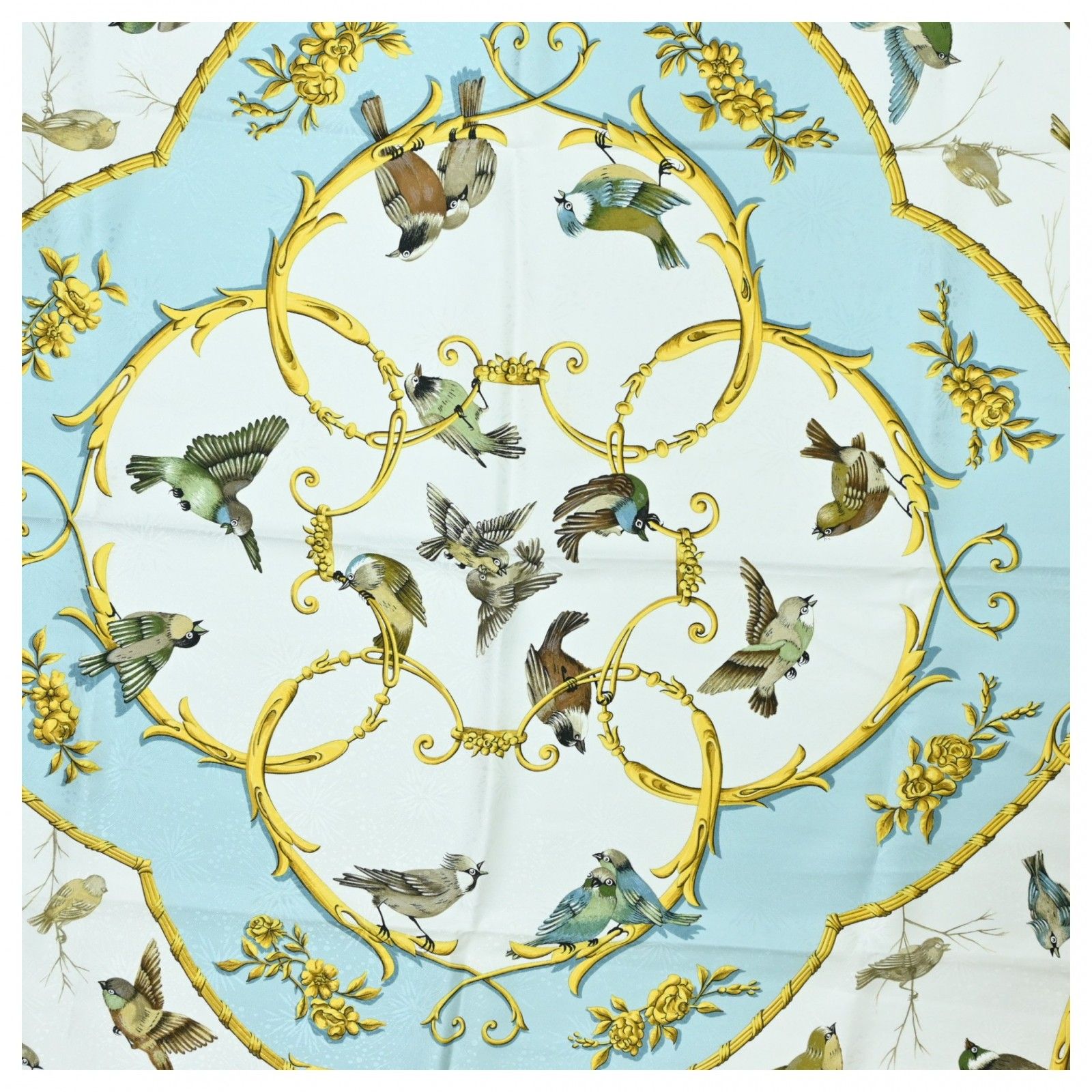 エルメス カレ90 スカーフ LA CLE des CHAMPS 自由の天地への鍵 A