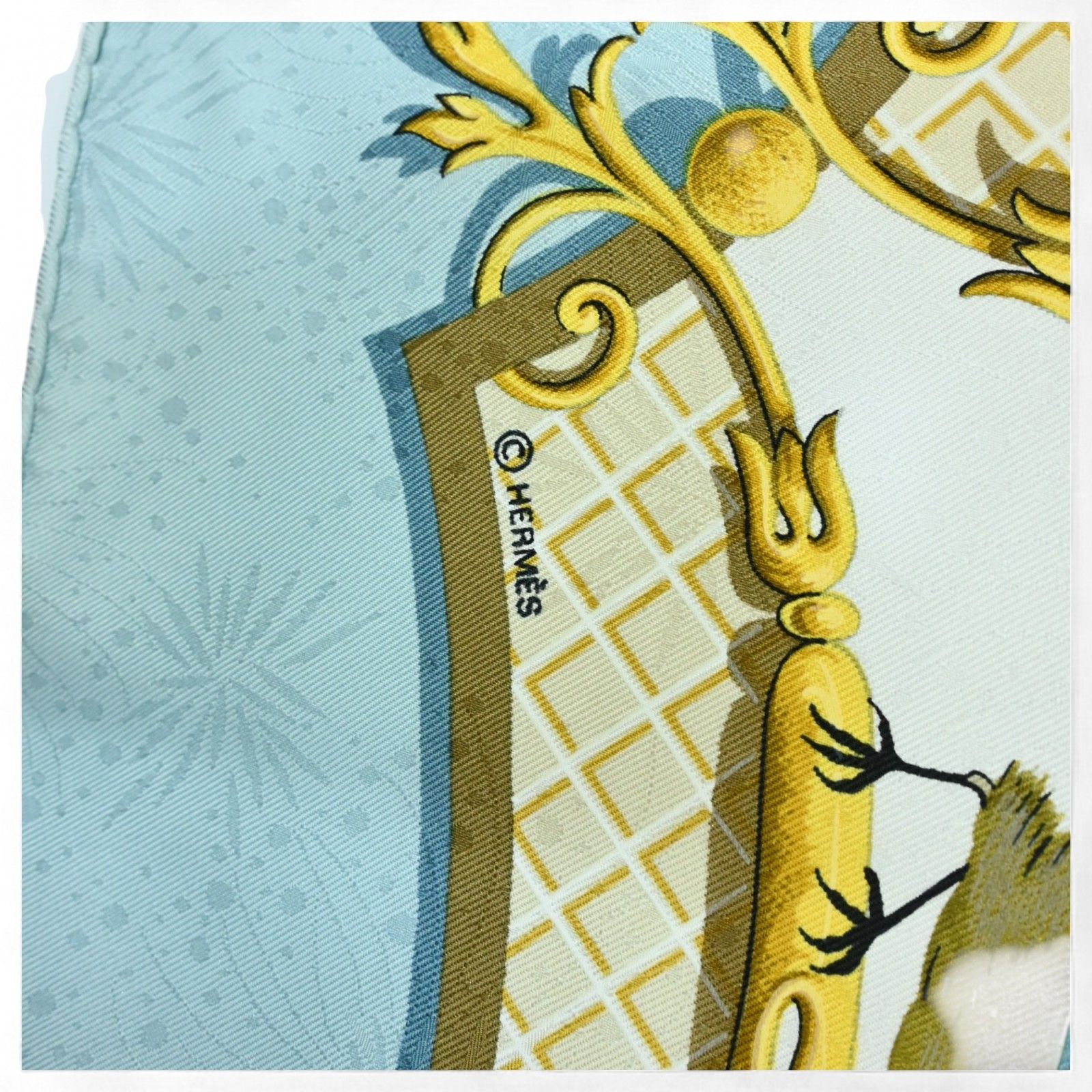 エルメス カレ90 スカーフ LA CLE des CHAMPS 自由の天地への鍵 A