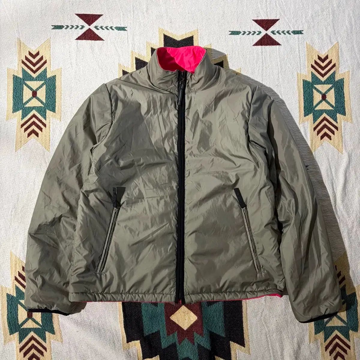 00年代 公式 NIKE ミニ スウッシュ リバーシブル ダウン NIKE ナイキ