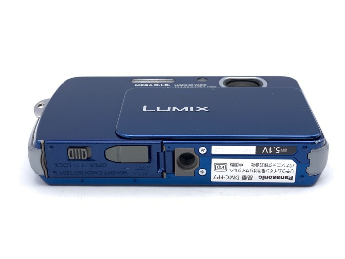 並品】 パナソニック LUMIX DMC-FP7 ブルー Panasonic Lumix DMC-FP7