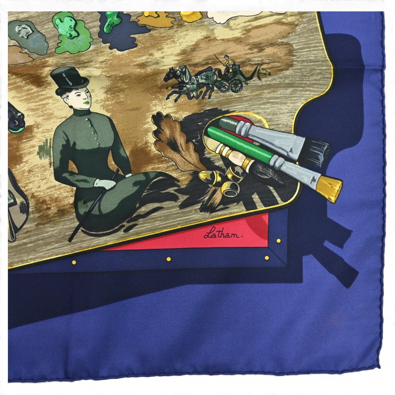 Hermès Memoire d'Hermès スカーフ未使用カレ90値下げ不可 エルメス カレ90 スカーフ Memoire d'Hermes エルメスの思い出 Aランク