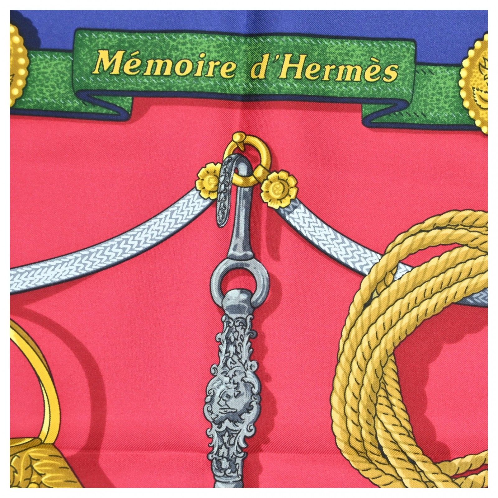エルメス カレ90 スカーフ Memoire d'Hermes エルメスの思い出 Aランク