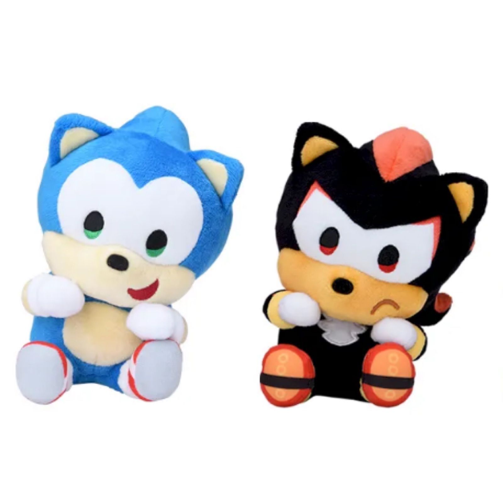 2個 ひょこぴょこぬいぐるみ プライズ 新作 ソニック シャドウ
