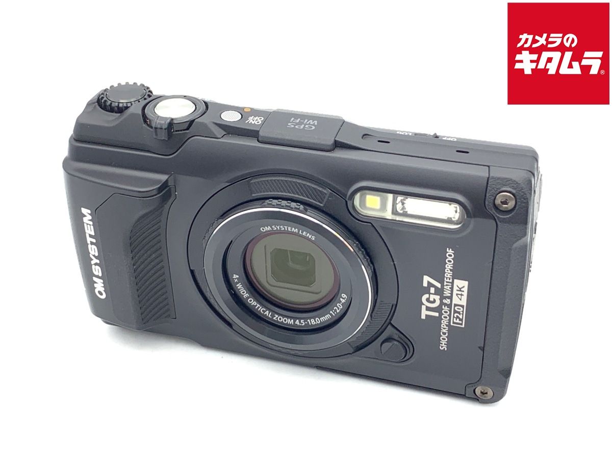 中古】 【美品】 OM SYSTEM Tough TG-7 BLK ブラック - メルカリ