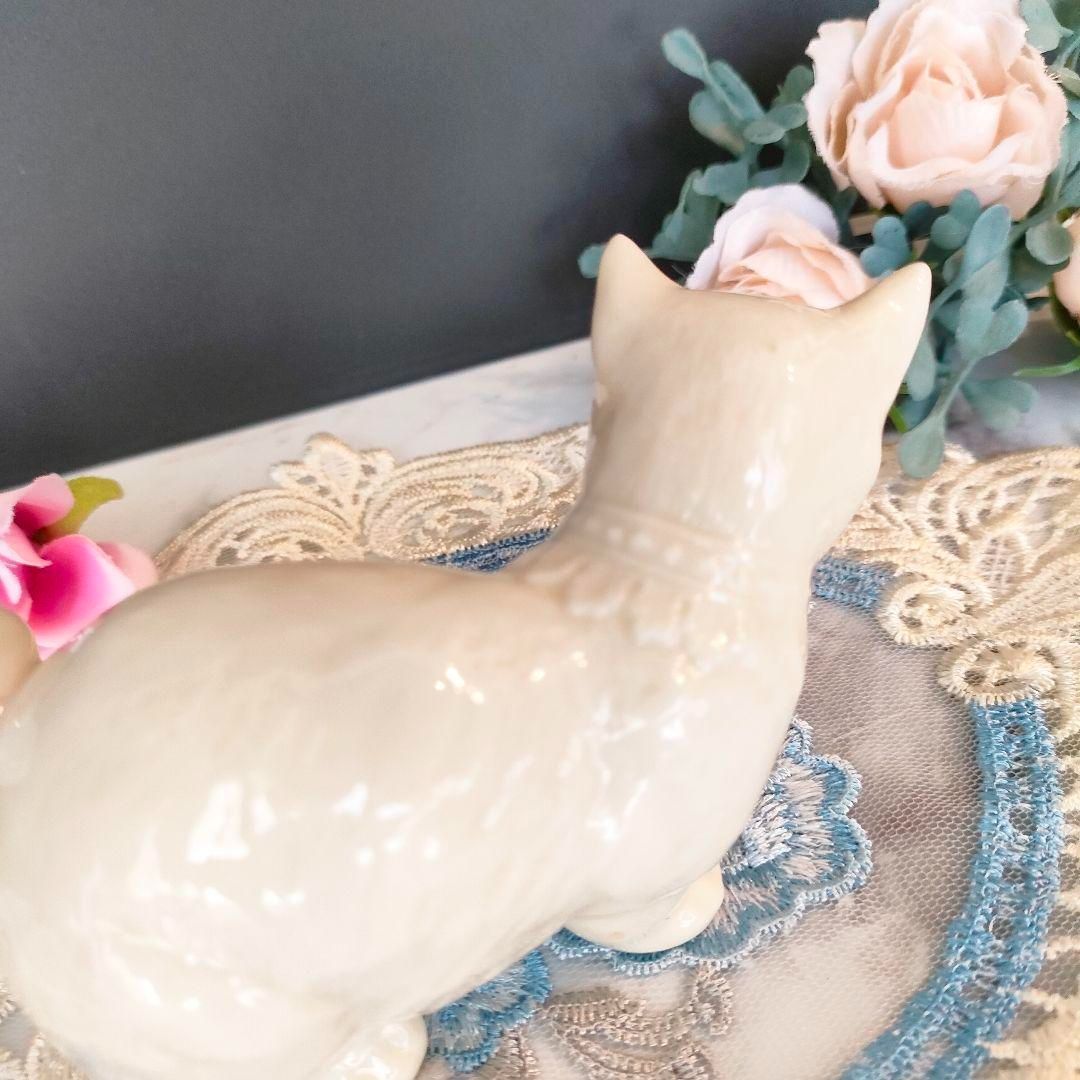 LENOX レノックス 猫 キャット 24K ハンドペイント 限定 陶器 置物 LENOX レノックス 猫 陶器 置物 キャット 24K 限定ハンドペイント作品
