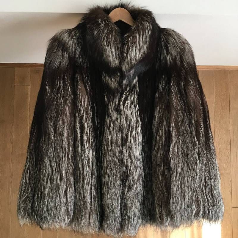 EMBA シルバーフォックスファーコート ブラウン Fサイズ ゆったり 美品 EMBA エンバ シルバー フォックス ファーコート コート - メルカリ