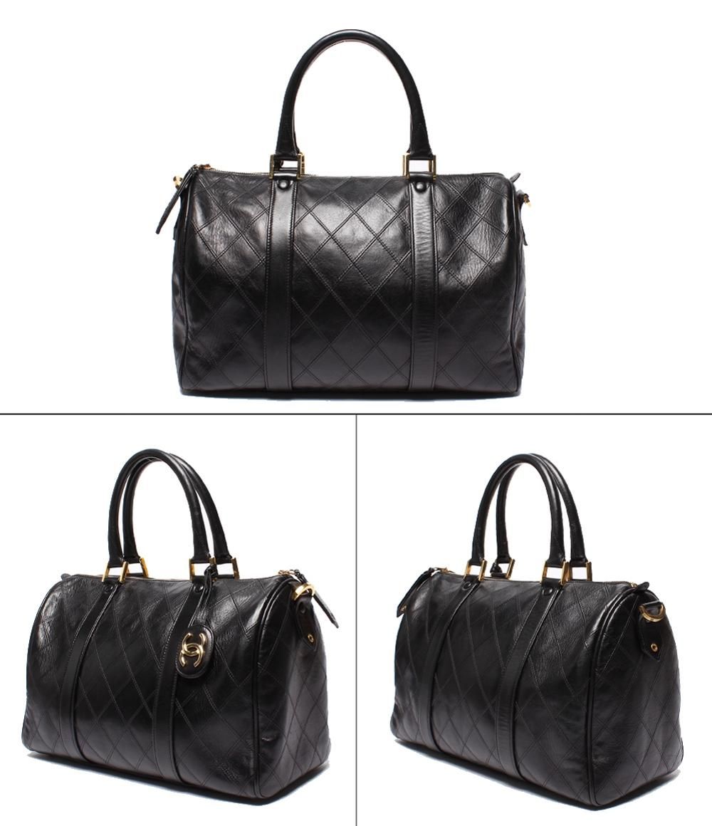 シャネル 2 way ミニボストンバッグ ハンドバッグ ショルダーバッグ 肩掛け ゴールド金具 ビコローレ レディース CHANEL