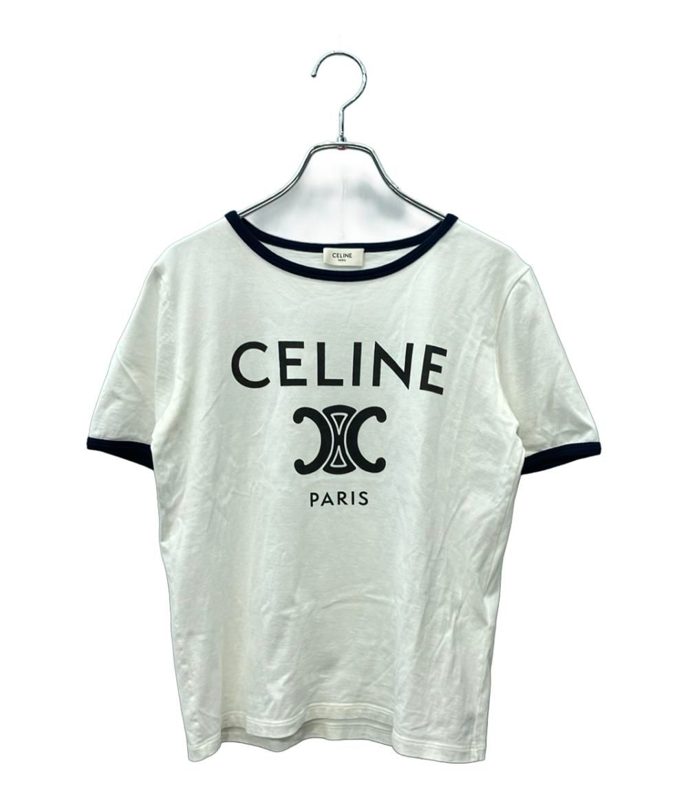 セリーヌ 半袖Tシャツ コットンジャージー レディース SIZE XS CELINE
